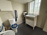 Accessible WC with baby changing facility